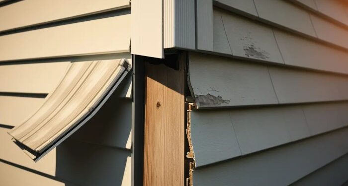 Why Your Top Piece of Vinyl Siding Keeps Falling Off? - Fix It In The Home